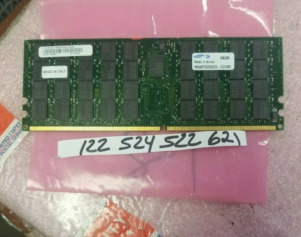 IBM 12R8467 4499 4GB   276-Pin 400MHz DDR2 SDRAM DIMMs Memory pSeries - Image 1 of 1