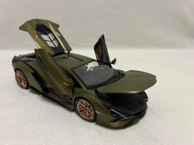 Modelo de coche coleccionable Lamborghini Sian FKP 37 diecast metal escala 1/18 Foto 1 de 4
