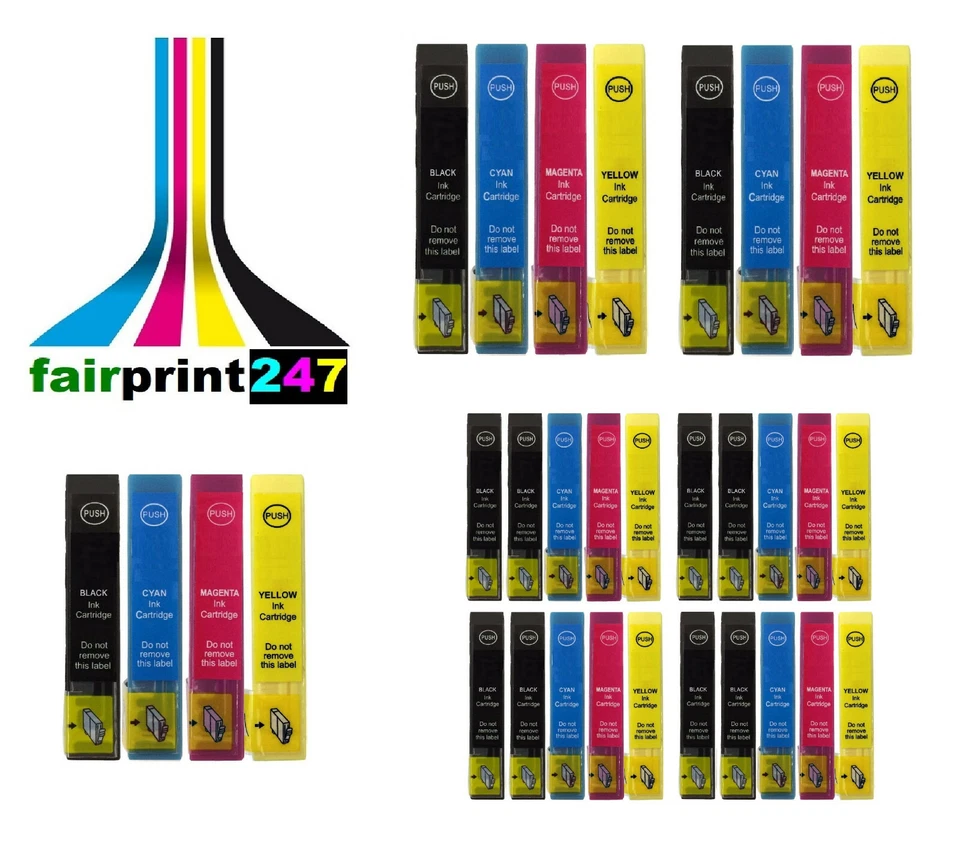 XL Druckerpatronen für Epson ersetzt T1281 T1282 T1283 T1284 T1285 kein original - Bild 1 von 1