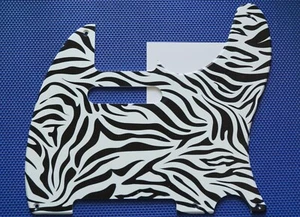 NUEVO Telecaster 5 Agujeros PICKGUARD para Fender EE. UU. / México Vintage Tele - Impresión Cebra - Imagen 1 de 2