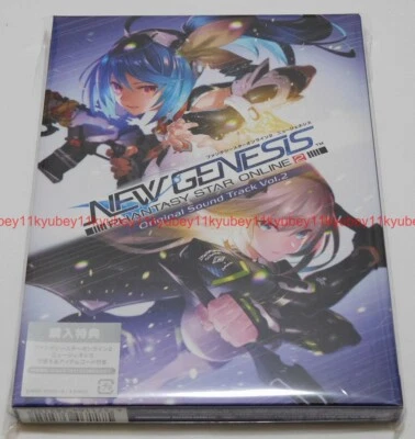 New PHANTASY STAR ONLINE 2 PSO2 NEW GENESIS Original Sound Track Vol.2 CD Japan - Image 1 of 4