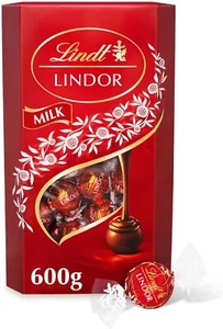 Lindt Lindor Milk Chocolate Truffles Box Extra Large - Approx 48 balls, 600g - a - Picture 1 of 1