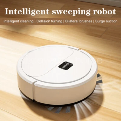 Smart Robot Vacuum Cleaner Automatic Sweeper Floor Clean Rechargeable Dry Wet - Image 1 of 4