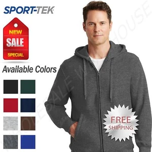 Sport-Tek Super Heavyweight Full-Zip Hooded Sweatshirt F282 - Picture 1 of 19
