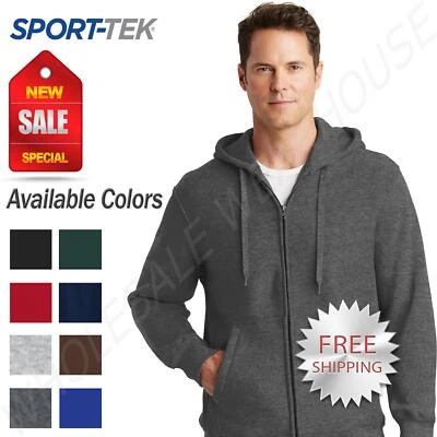 Sudadera con capucha Sport-Tek súper pesada cremallera completa F282 Foto 1 de 3