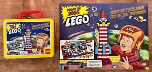 LEGO VIP Retro Art Poster Print Exclusive 5007692 And Retro Tin Lunchbox 🔥🔥 - Picture 1 of 5