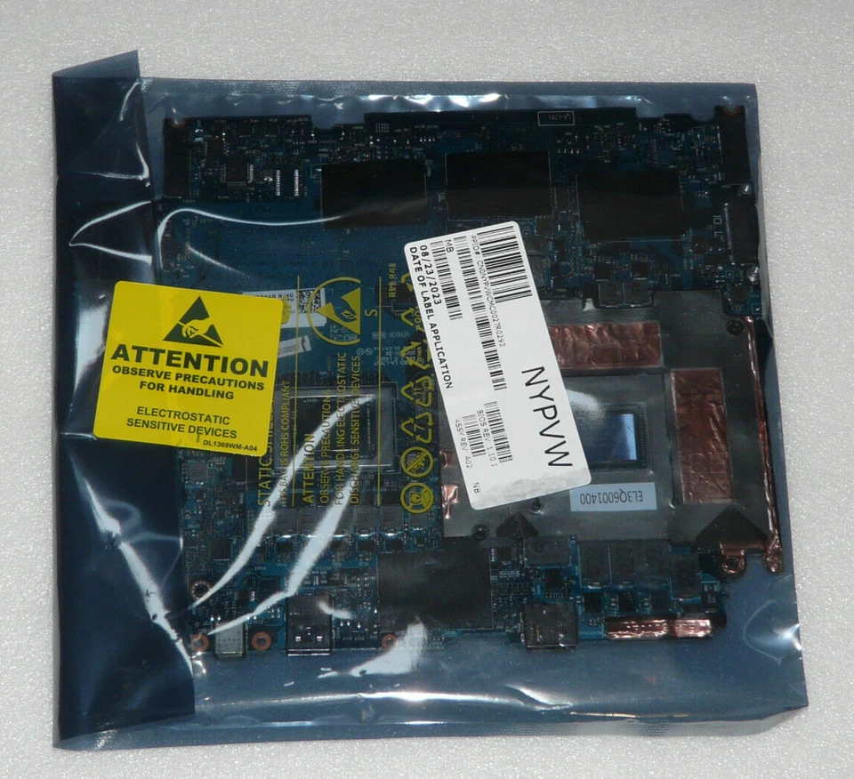 NEW GENUINE ALIENWARE M17 R5 MOTHERBOARD RYZEN 7 6800H 4.7GHz RTX 6GB 3060 NYPVW - Image 1 of 1