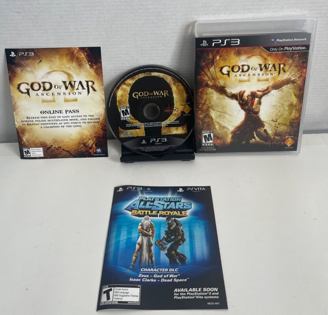 Mídia Física God of War Ascension Steelcase - PS3 é na Dino Games - Dino  Games