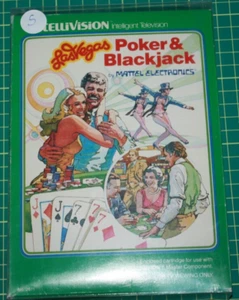 Boxed Mattel Intellivision Game: Las Vega Poker & Blackjack #5 - Picture 1 of 9
