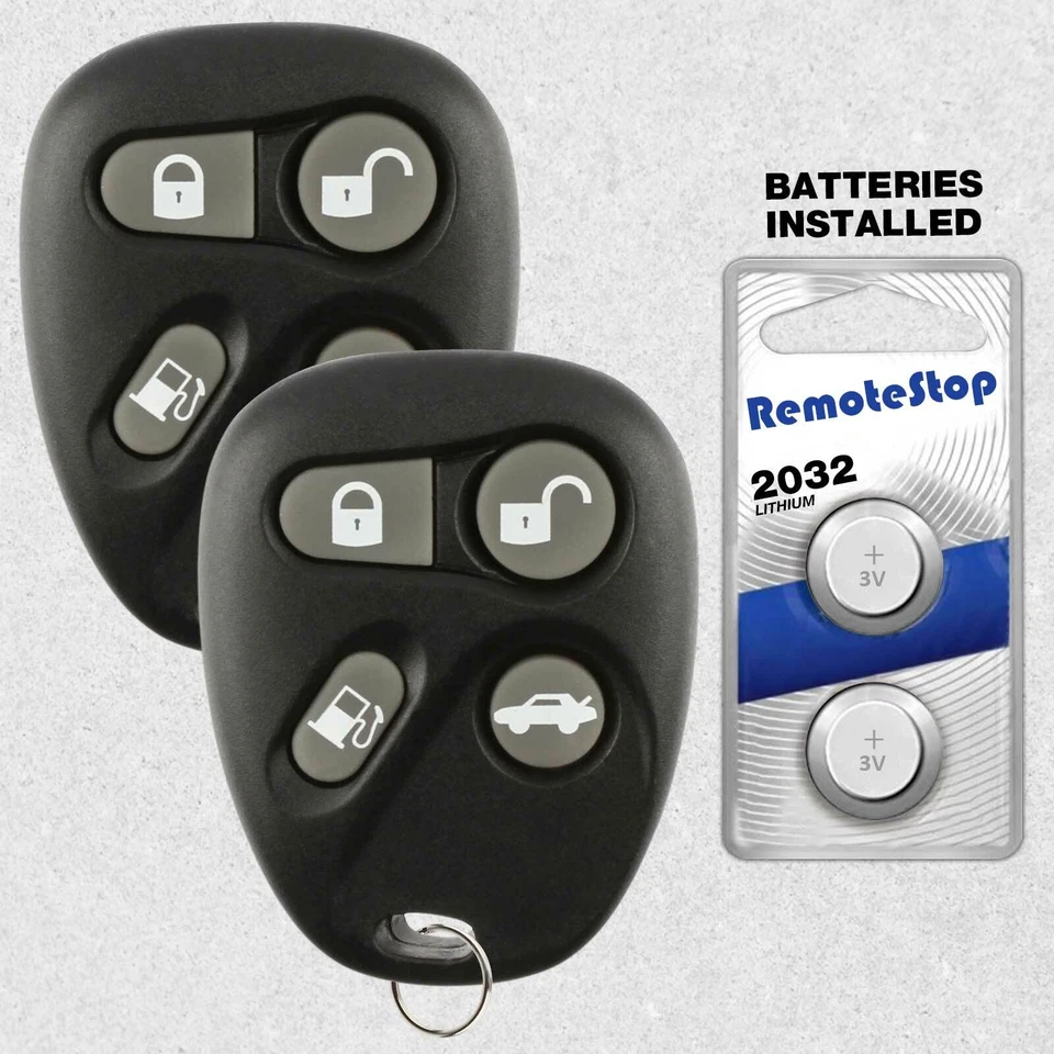 2 For 1998 1999 2000 Cadillac Deville Eldorado Seville Keyless Remote Key Fob - Image 1 of 4