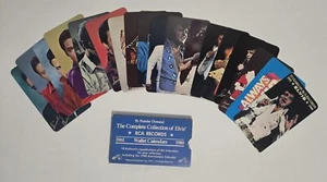 The Complete Collection of Elvis RCA Records 1963-1980 Wallet Calendar Cards - Picture 1 of 1