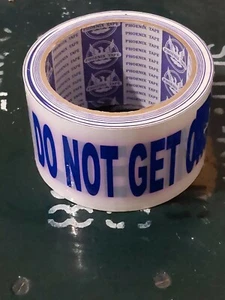 BANKSY V CHU 2003 - "POLITE LINE DO NOT GET CROSS" TAPE - RARE POW - Bild 1 von 10