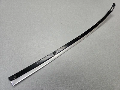 NICE USED ORIGINAL PORSCHE 911 930 LEFT REAR QUARTER WINDOW BLACK TRIM PATINA #1 - Image 1 of 4