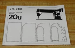 Manual de instrucciones de la máquina de coser Singer 20U - Imagen 1 de 1
