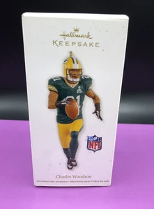 Hallmark Keepsake 2018 Green Bay Packers NFL Hall of Fame Charles Woodson - fuori produzione - Foto 1 di 10