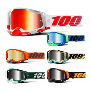 Motocross Goggles 100% Racecraft 2 Graphic Cross Goggles Mirrored MX Enduro - Picture 1 of 32