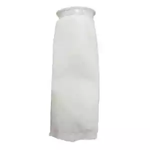 Polyester Felt #4 Size Liquid Filter Bags, 50 Micron, Polypropylene Ring - 50EA - Picture 1 of 4