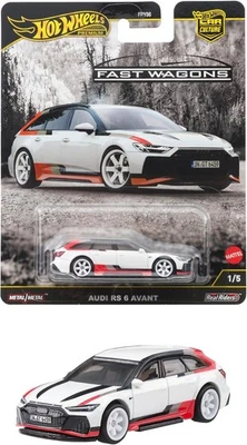 Mattel Hot Wheels Car Culture Fast Wagon Audi RS 6 Avant Giocattolo Mini Auto - Immagine 1 di 4