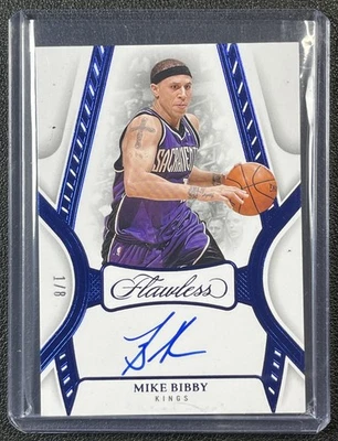 MIKE BIBBY 2024-25 PANINI FLAWLESS AUTOGRAPHS AUTO BLUE 1/8 KINGS - image 1 of 2