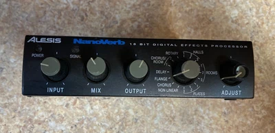 Alesis NanoVerb 18-Bit Digital Effects Processor w/ Alesis Power Supply - Image 1 of 3