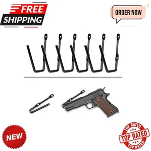 6 Packungen Pistole Wandhalterung, Kurzwaffenständer Haken, Kurzwaffenaufhänger Pistole Organizer - Bild 1 von 7