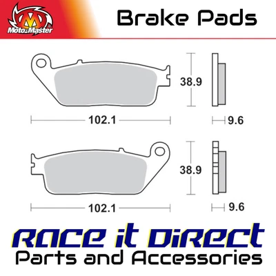 Pastillas Freno TRIUMPH TIGER 955 2003-2006 Traseras Sinterizadas MotoMaster Foto 1 de 4