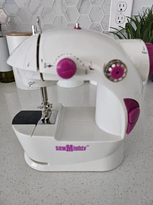 Sew Mighty Mini Portable Sewing Machine For Travel Repairs Open Box - Image 1 of 4