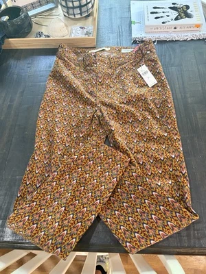 Calça Pilcro and the Letterpress Feminina 28 Cintura Alta Magra Nova Com Etiqueta Anthropologie - Imagem 1 de 4