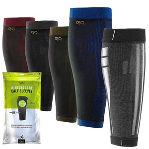 Kinesiology Calf Compression Sleeve Men, Targeted Support for shin splints, M... - Picture 1 of 8