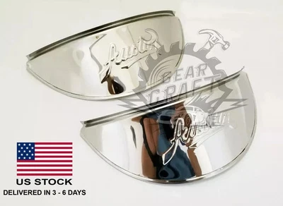 Faro Austin Healey Sprite 7" en relieve pico de acero inoxidable pulido pico Foto 1 de 3