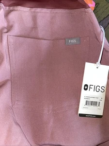 Figs Zamora Maternity Scrub Pants Womens Medium Mineral Mauve NEW with Tags - Picture 1 of 6