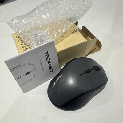 Tecknet - EWM01002 - CORDLESS MOUSE - Gray - NEW - Image 1 of 3