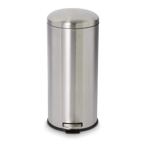 Cooke & Lewis Gerra Pattumiera a pedale in metallo effetto acciaio inox standard - 30L - Foto 1 di 5