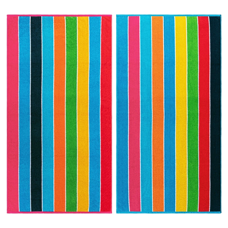 Toallas de playa de algodón para adultos, juego de toallas absorbentes para nadar, ducha, B... Foto 1 de 4