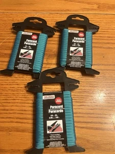 Tool Bench Hardware PARA-CORD TEAL 1/8in x 25 ft Lot of 3 NOS - Picture 1 of 4