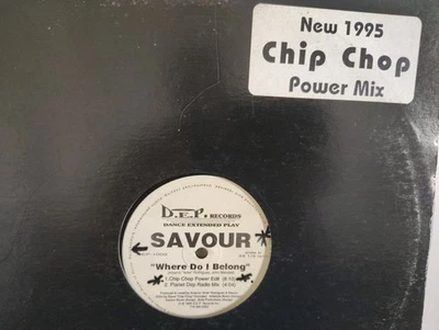 SAVOUR - "WHERE DO I BELONG" / 5 MIXES! / D.E.P. RECORDS 1995 - Image 1 of 2