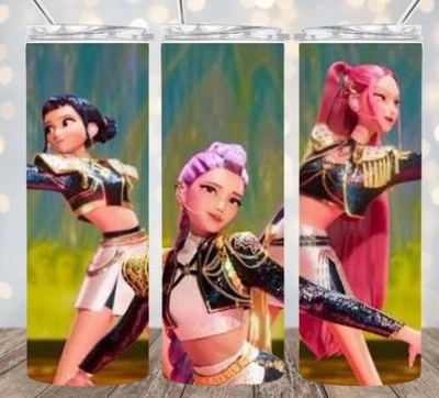 K POP DEMON HUNTERS 20 oz DESENHOS DE COPO DE AÇO INOXIDÁVEL Escolha 1 de 3 - Imagem 1 de 3