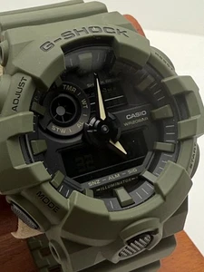 Casio G-Shock GA-700UC  53mm Green Resin Analog-Digital Watch Mint New Battery - Picture 1 of 12