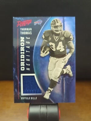 2021 Panini Prestige Thurman Thomas Gridiron Heritage Xtra Points Red Mem  - Image 1 of 2