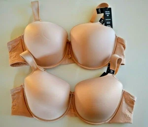 (2-PACK) NWT Torrid Women's Full Coverage Lace Nude Bra in Sz. 48D - Picture 1 of 12