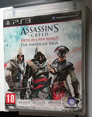 Assassins Creed Birth of a New World - The American Saga PS3 - UK PAL vgoodcond - Image 1 of 3