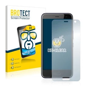 HTC U11 Life 2x BROTECT® HD-Clear Screen Protector hard-coated anti-fingerprint - Picture 1 of 4