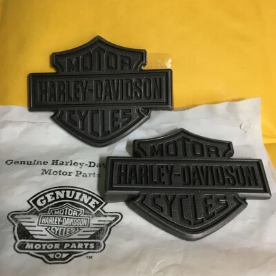 OEM Gas Fuel Tank Emblems Badges Decal fit Harley Sportster 48 49er 14100762 - Image 1 of 2