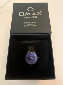 New Omax Ladies Quartz Watch  | Blue Dial | Needs battery - Picture 1 of 4
