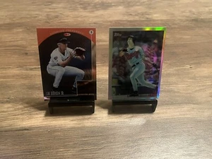 Cal Ripken Jr 2 Card Lot 1998 Donruss Collections 1998 Mystery Finest Refractor - Picture 1 of 5