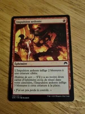 MTG - Fiery Impulse - Magic Origins - French Edition - Image 1 of 2