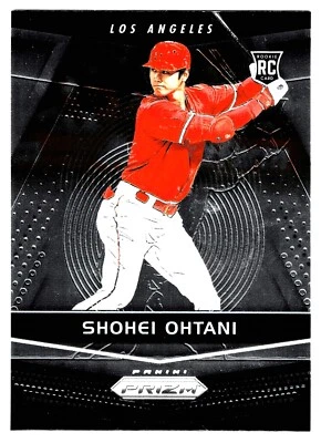 2018 Panini Chronicles Prizm Shohei Ohtani Rookie Card RC 23 Texture Shift Error - Image 1 of 4