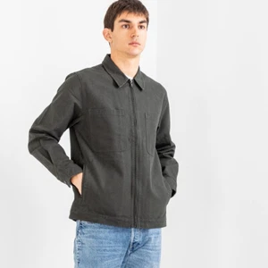 Katin USA Winslow Canvas Zip Shirt Jacket Pre-Washed Black Jacket Size M NWT - Picture 1 of 9