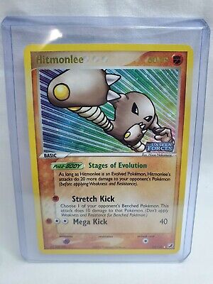 Hitmonlee 2004 Pokemon Holo Card 60 HP 25/115 Unseen Forces