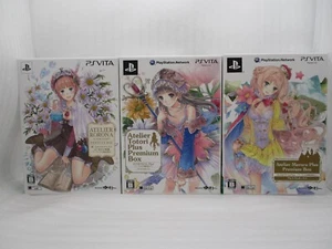 PSVITA Atelier 3Games Shin Rorona Totori & Meruru Premium Box Japan Import  - Picture 1 of 15